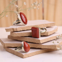 Shop Natural Red Jasper Stone Rings