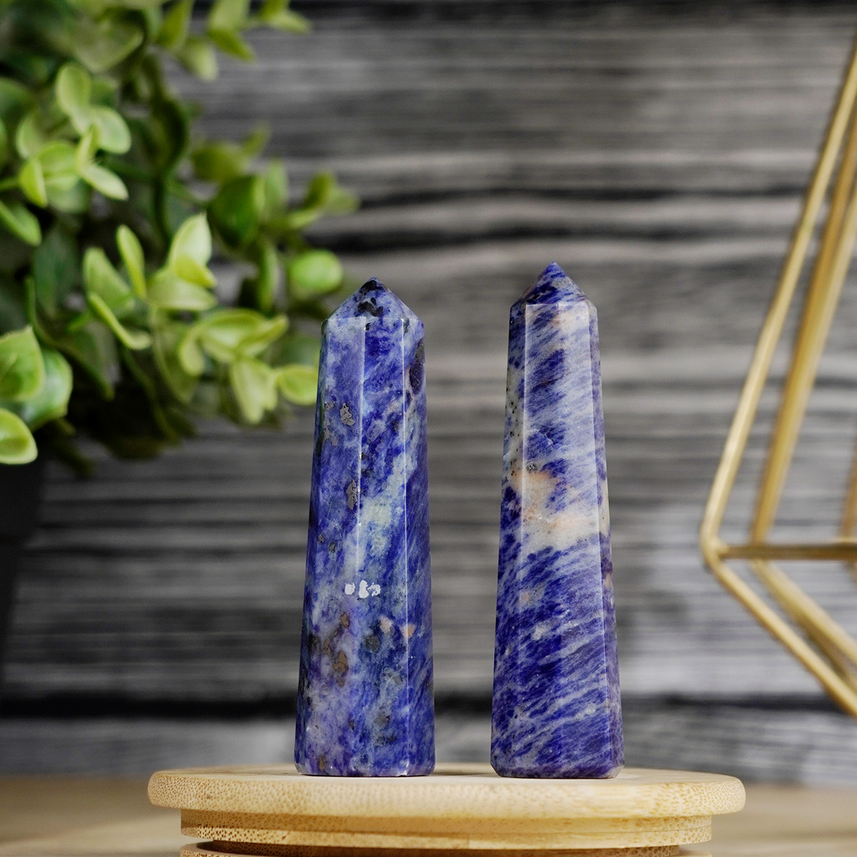 Sodalite Stone Pencil - Shubhanjali Store (4) sodalite stone pencil obelisks energised pencil point