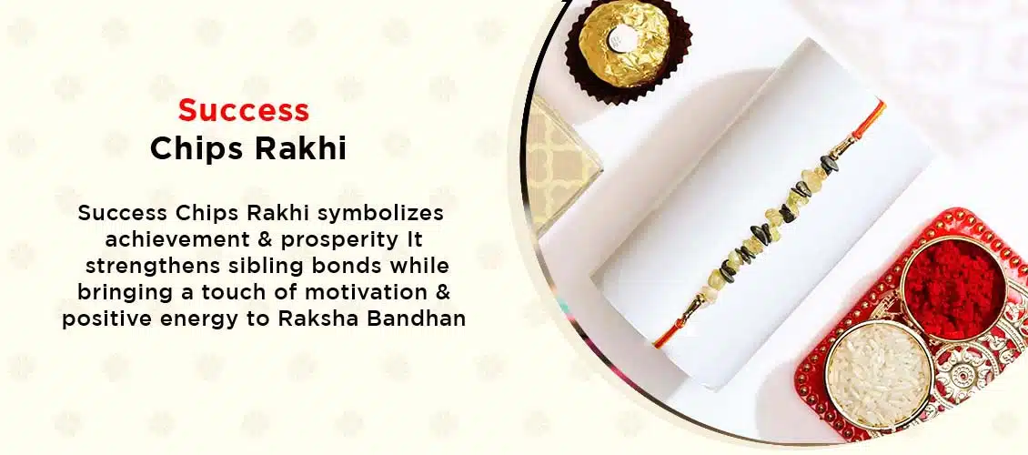 Success Chips Rakhi for Bhaiya, Bhabhi/Sister in Law