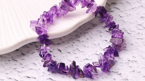 Amethyst Chips Bracelet