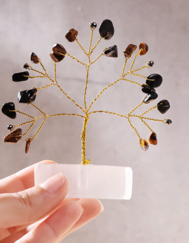 Shop Ultimate Protection Beads, Selenite Raw Root Tree