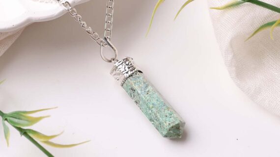 Ruby Fuchsite Pencil Pendant