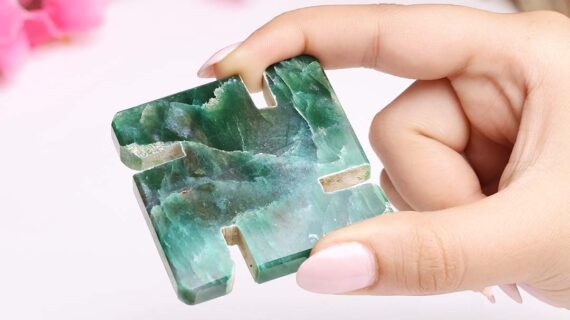 Green Jade Swastik