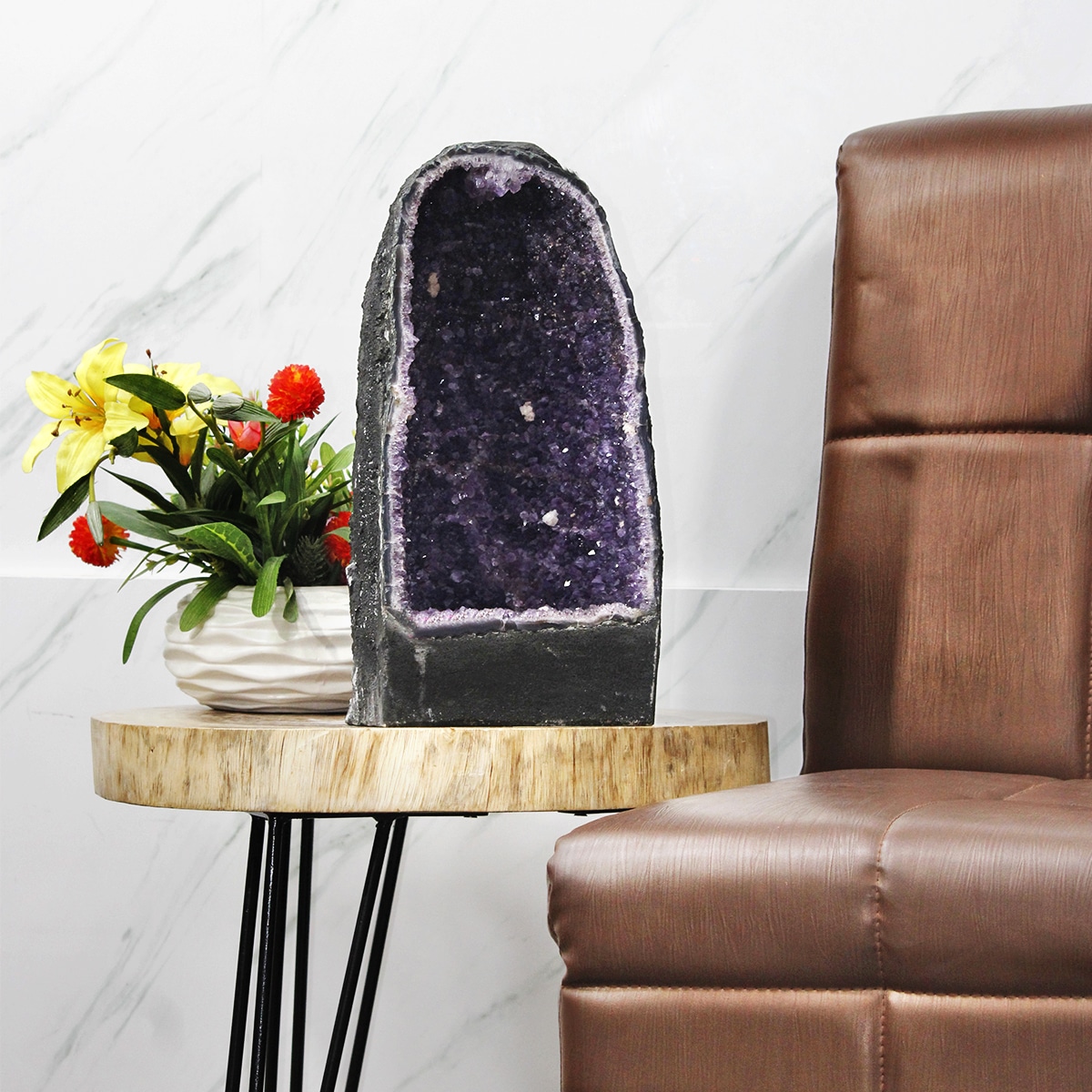 Natural Amethyst Caves Geodes Raw Cluster