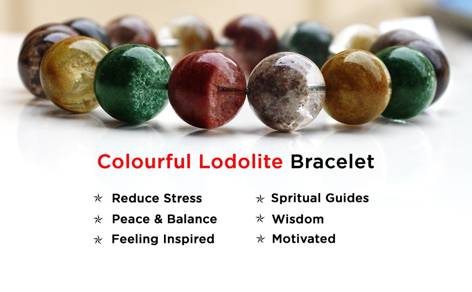 Natural Premium Multi colour Lodolite Bracelet