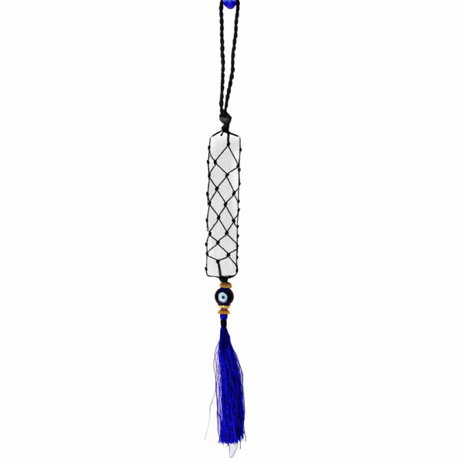 Selenite Evil Eye Hanging