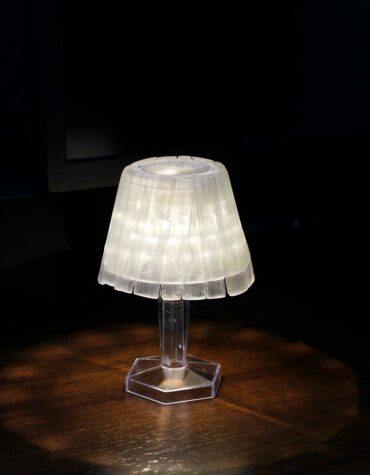 Natural Selenite Table Lamp