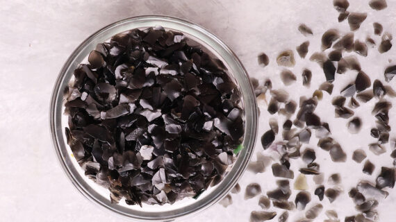 Black Obsidian Chips Stone