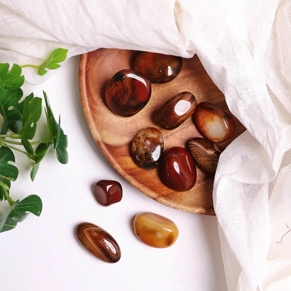 Sardonyx Tumble Stone-Shubhanjali (4) Shop Sardonyx Tumble Stone