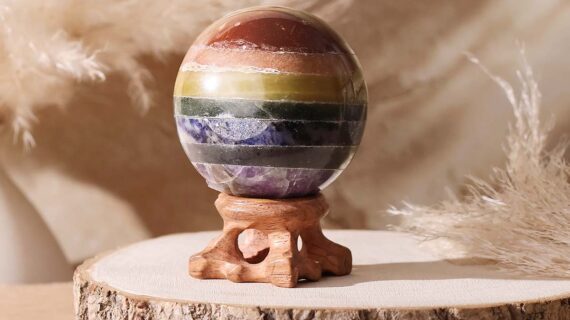 7 Chakra Polished Sphere / Ball