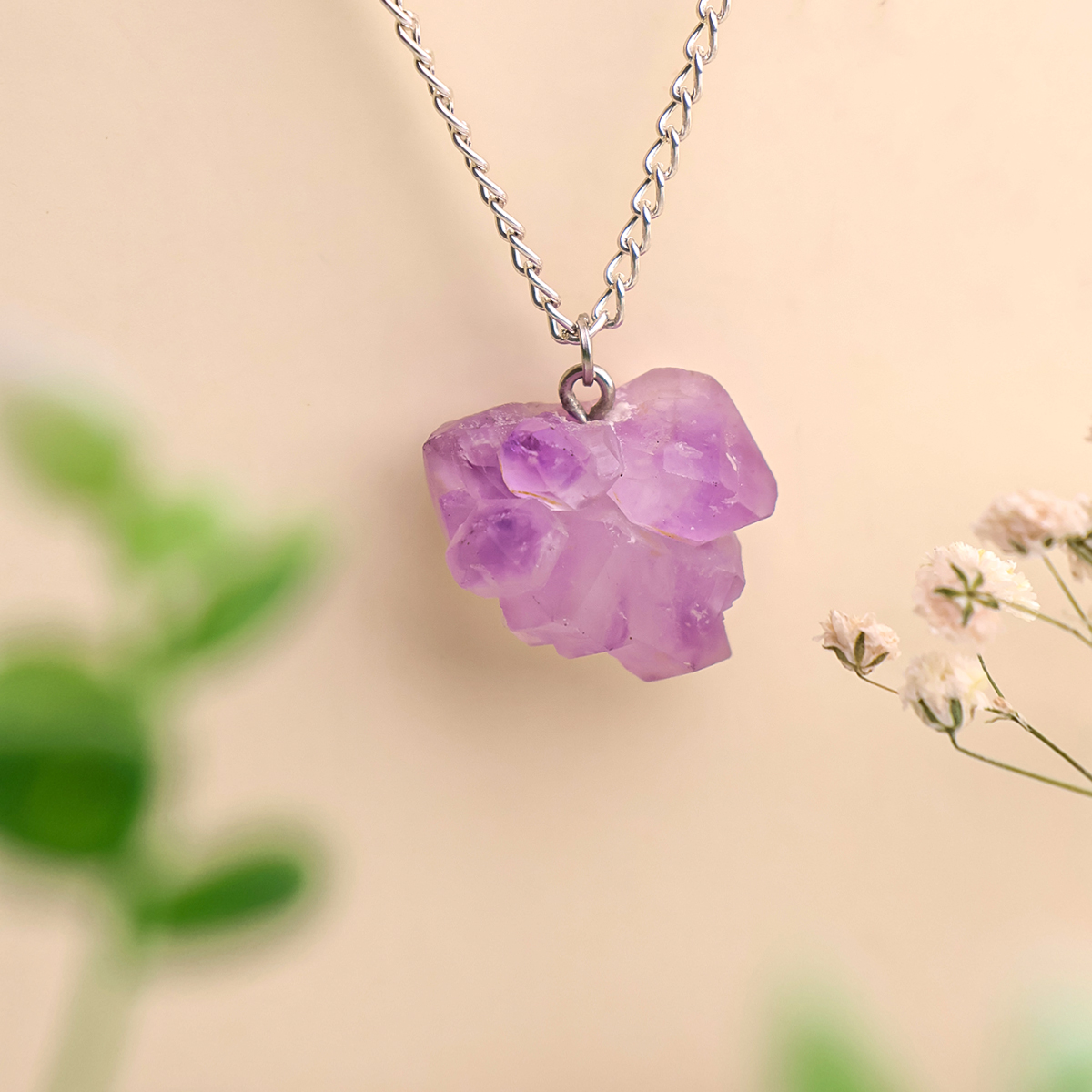 Amethyst Raw Point Pendant-Shubhanjalli Store (2) amethyst raw point pendant