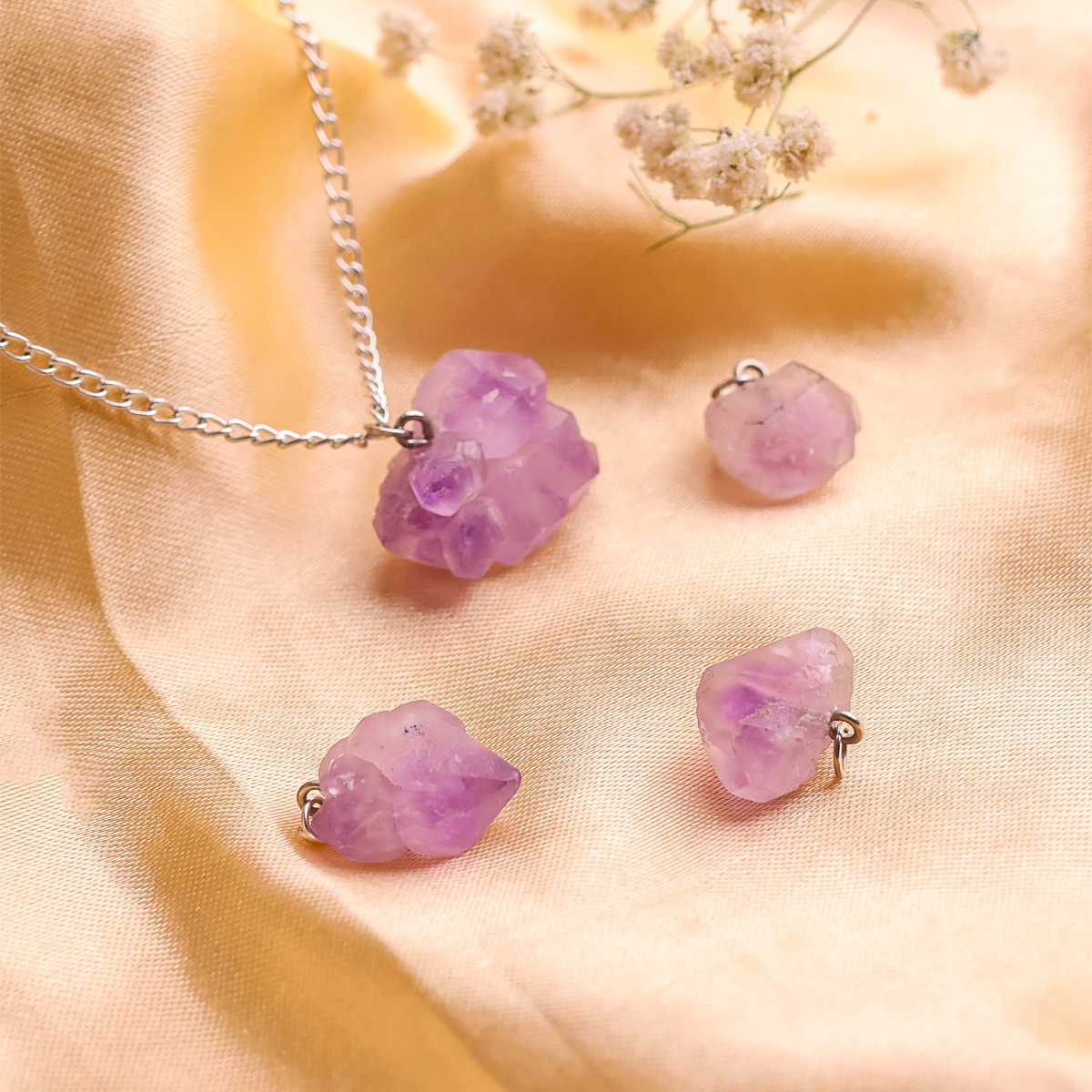 Amethyst Raw Point Pendant-Shubhanjalli Store (4) amethyst raw point pendant