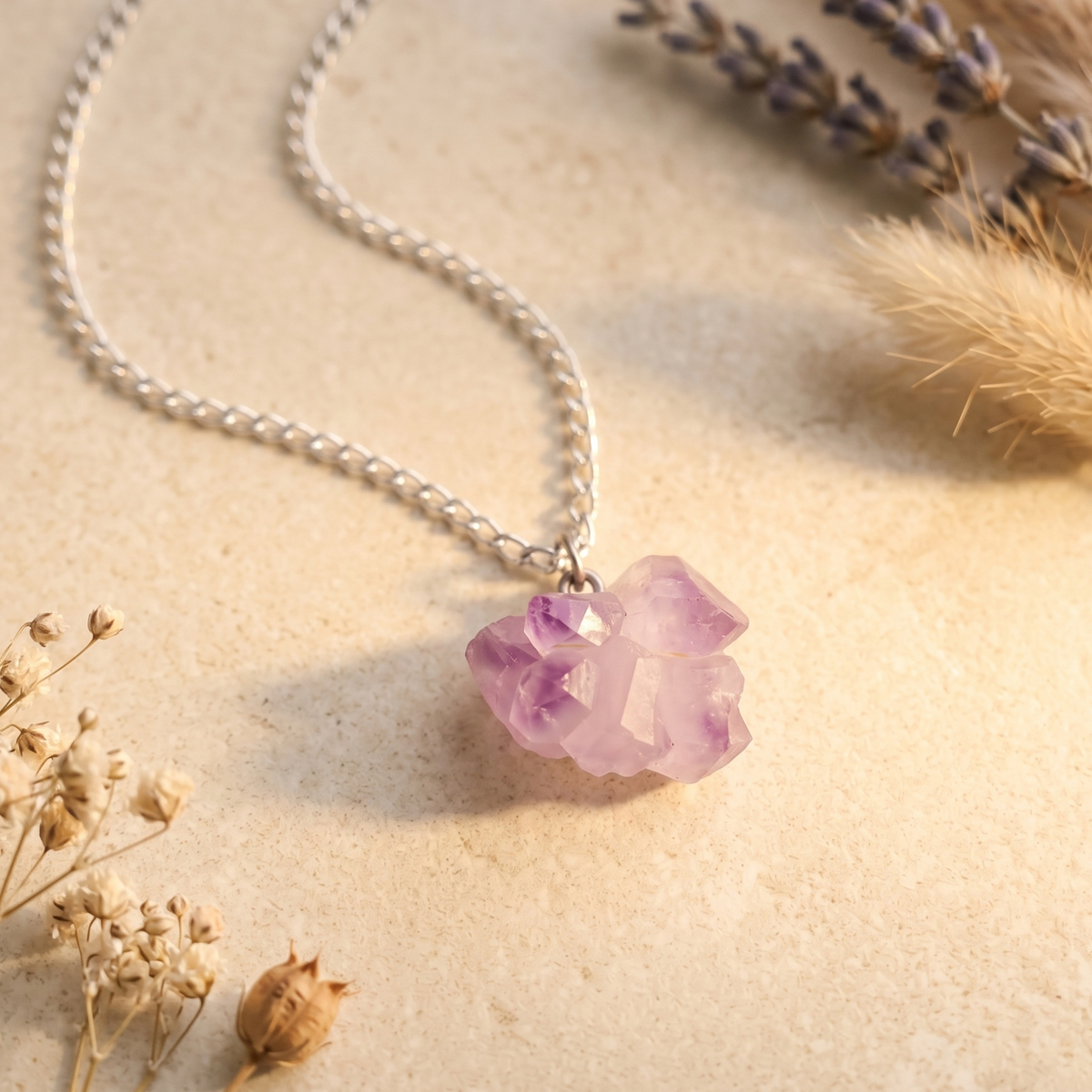 Amethyst Raw Point Pendant-Shubhanjalli Store (5) amethyst raw point pendant