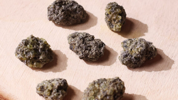 Peridot Cluster Raw Stone