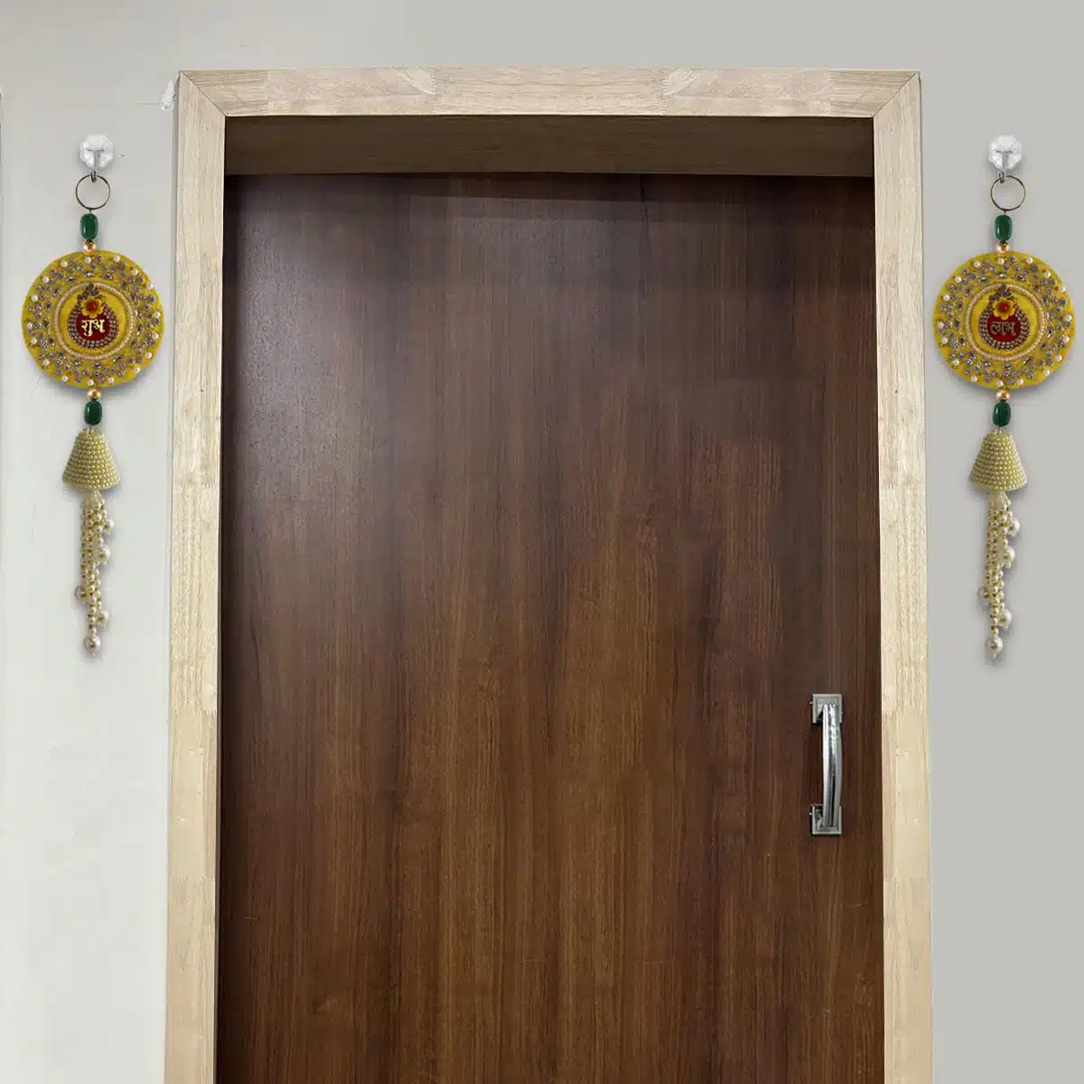 Shubh Labh Flower With Green Jade Tumble (3) Shop Shubh Labh Flower With Green Jade Tumble