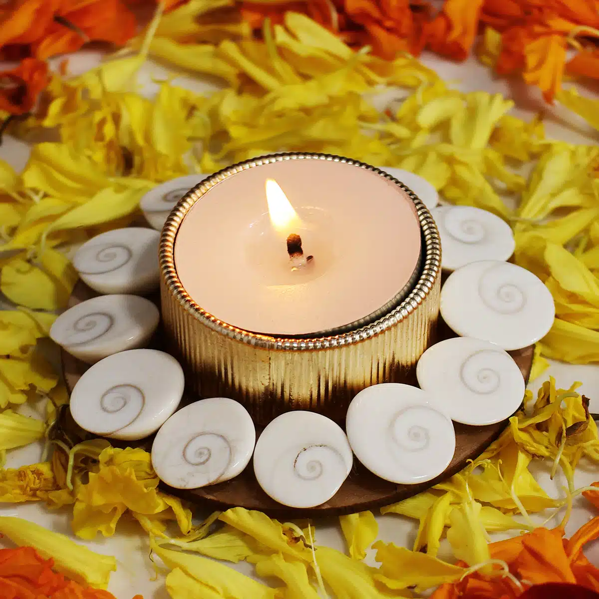 Shubhanjali-Gomti Chakra Candle Diya Shop Diwali Special Gomti Chakra Candle Diya