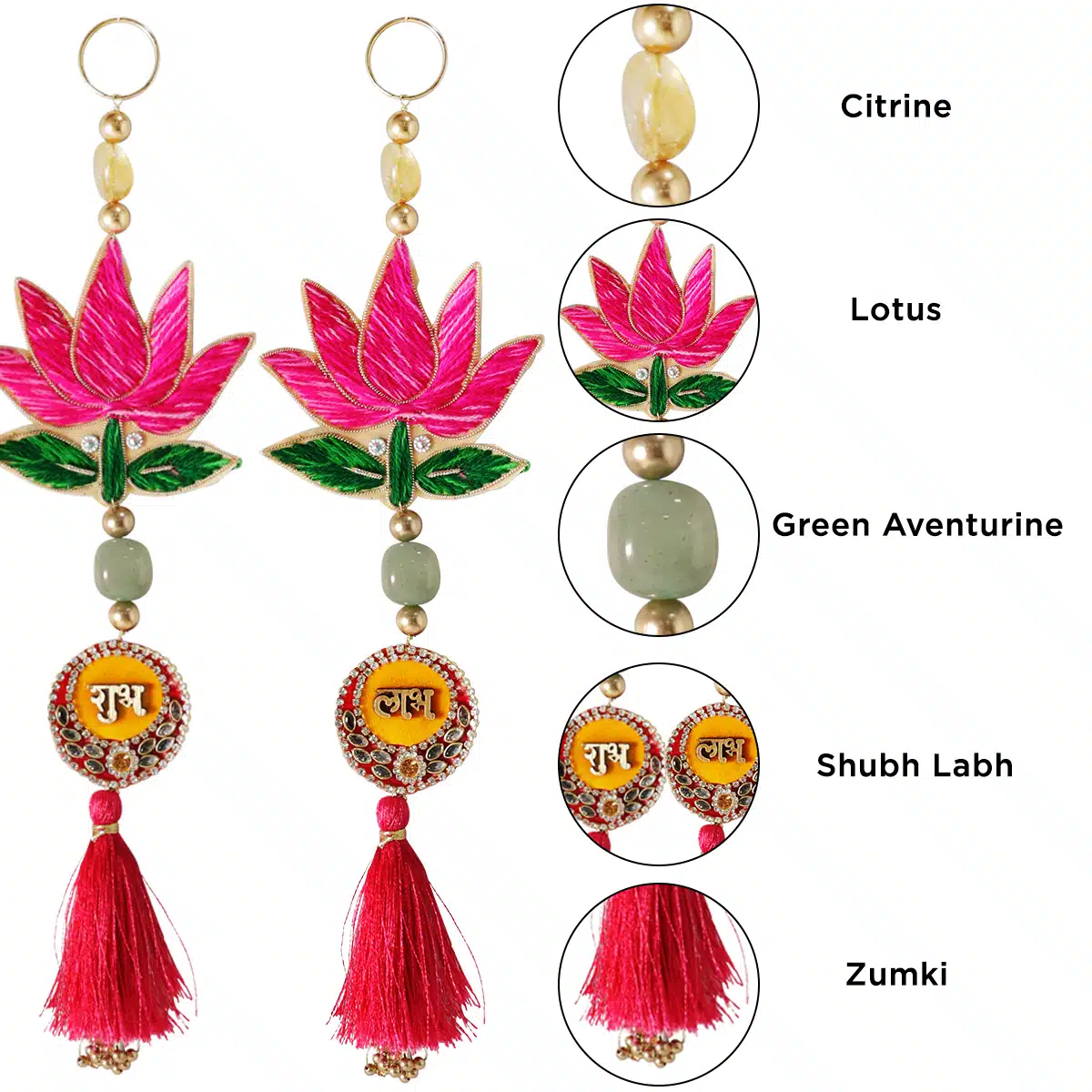 Shubhanjali-Success Lotus Shubh Labh Door Hanging_2 Shop Diwali Special Success Lotus Shubh Labh Door Hanging