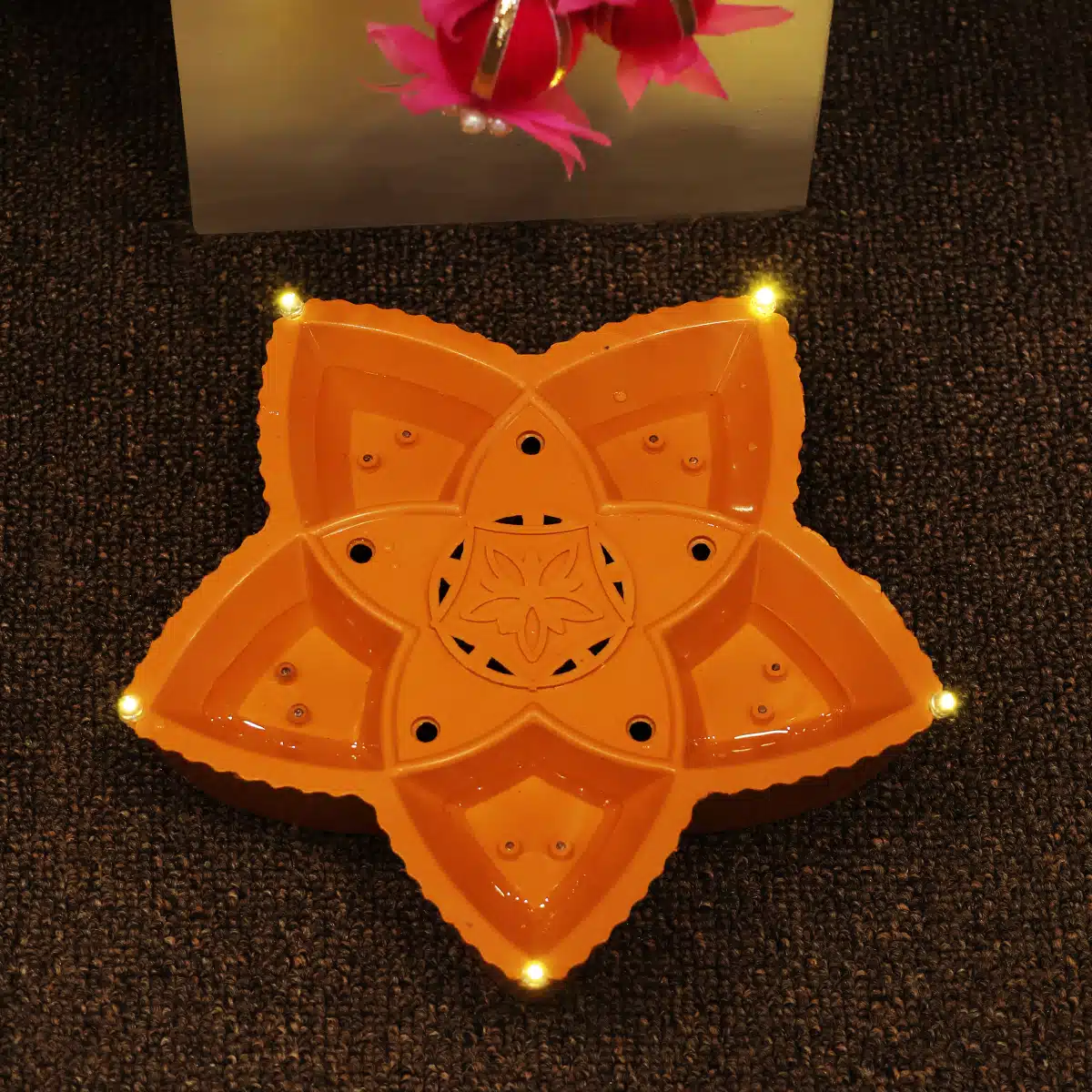 Shubhanjali-Water Led Diya_3 LED Light Water Sensor Diyas Plastic