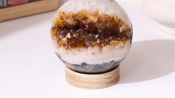 Citrine Cluster Sphere