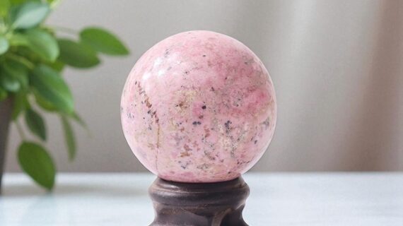 Pink Rhodonite Sphere