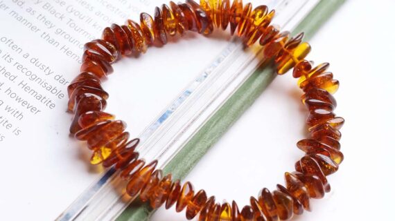 Amber Chips Stone Bracelet