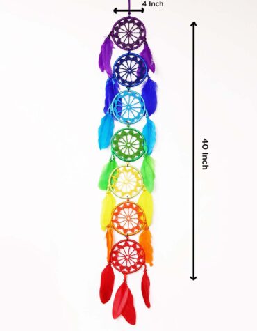 7 Chakra Colorful Dream Catcher
