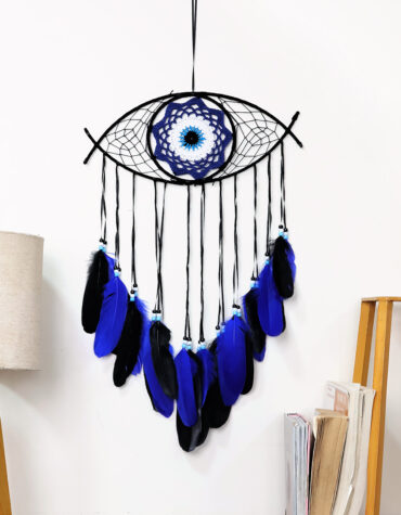 Evil Eye Eye Shape Dream Catcher Black