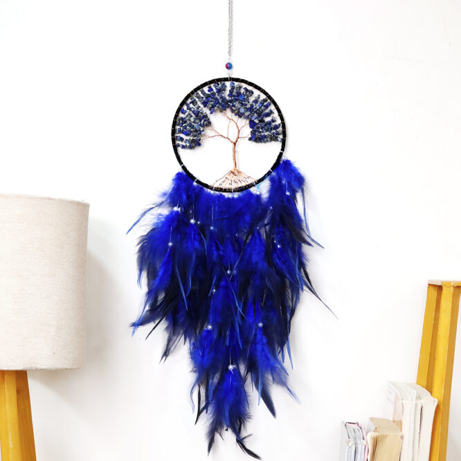 Lapis Tree of Life Dream Catcher