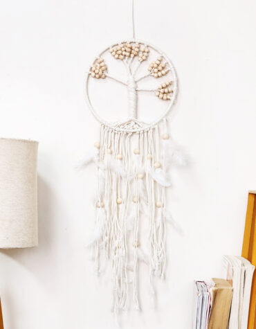 White Tree Of Life Dream Catcher