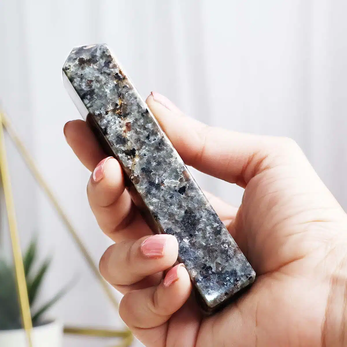 Shubhanjali-Yooperlite Tower Point Natural Yooperlite Crystal Tower Point