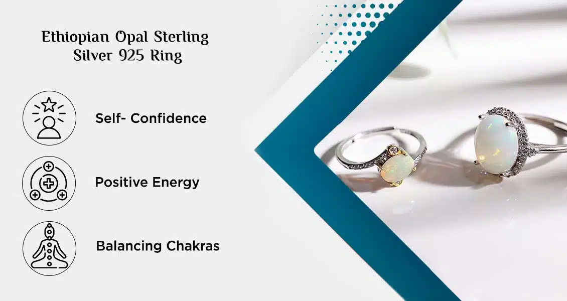 Ethiopian Opal Ring In Sterling Silver 925