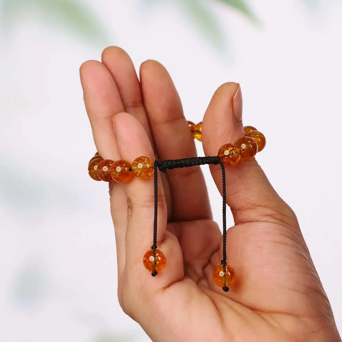 Shubhanjali-Citrine Crystal Thread Bracelet (1) Shop Natural Citrine Crystal Thread Bracelet