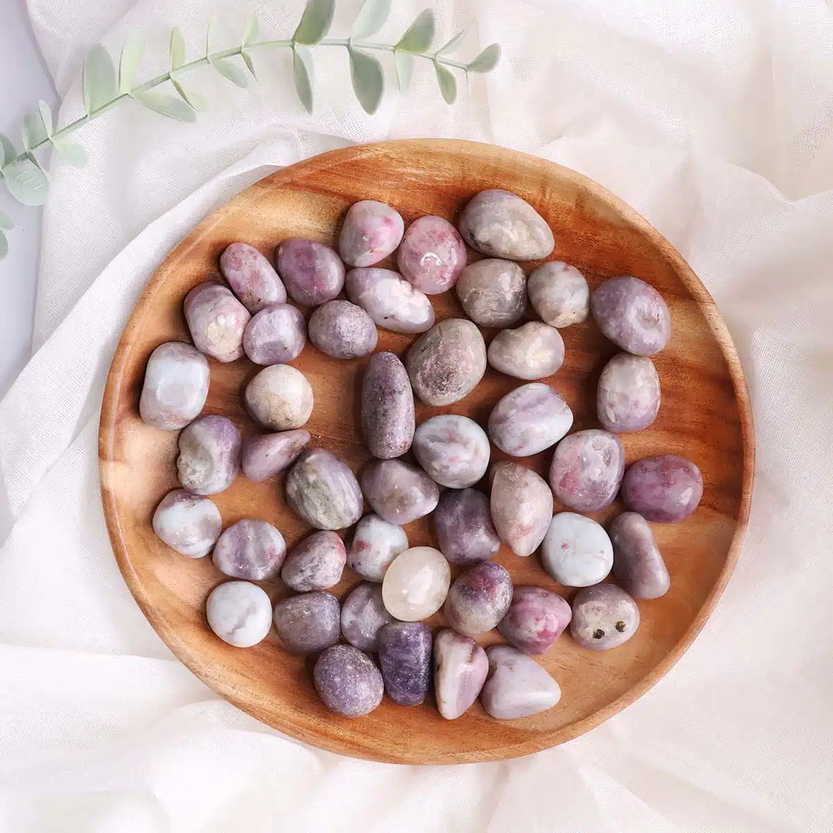 Shubhanjali-Purple Tourmaline Quartz Tumble Stone (2) Shop Purple Tourmaline Quartz Tumble Stone