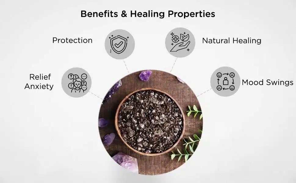 Shop Natural Smoky Quartz Pebble Chips Stone