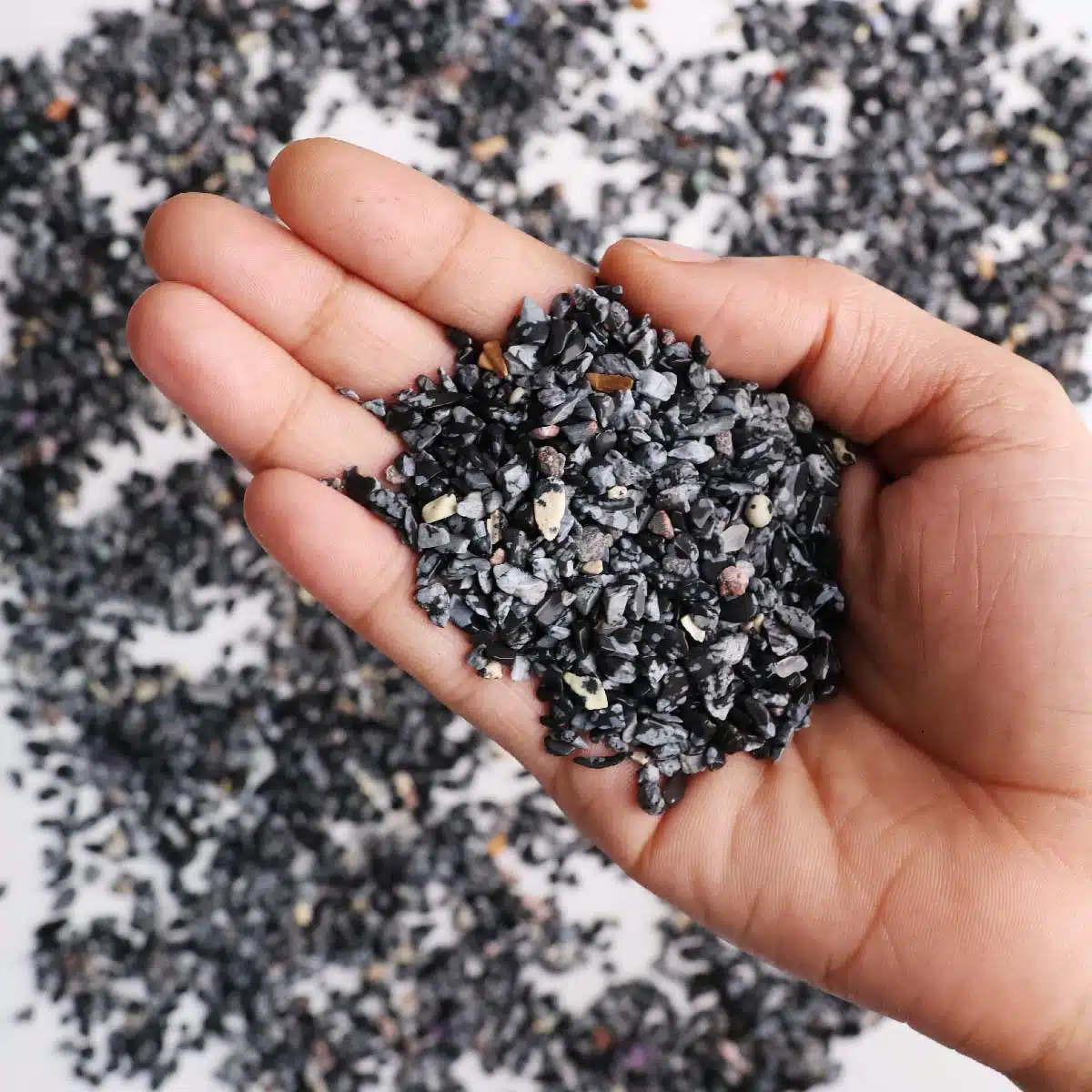 Shubhanjali-Snowflake Obsidian Chips Stone (2) Shop Natural Snowflake Obsidian Chips Pebble Stone
