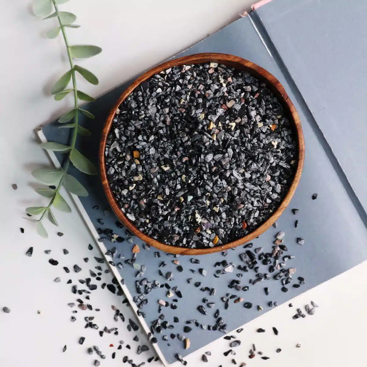 Shubhanjali-Snowflake Obsidian Chips Stone (5) Shop Natural Snowflake Obsidian Chips Pebble Stone