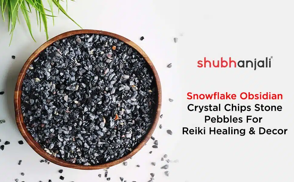 Shop Natural Snowflake Obsidian Chips Pebble Stone