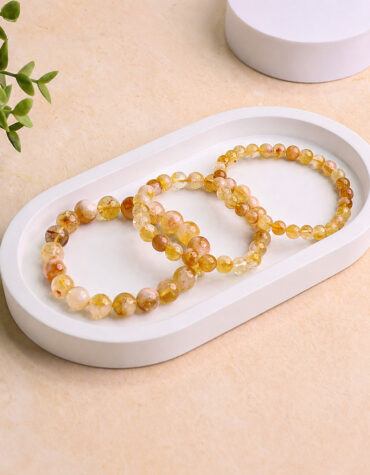 natural citrine bracelet