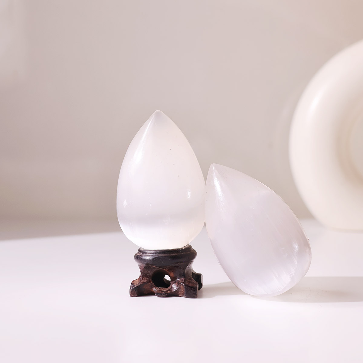 Selenite Stone Egg (3)