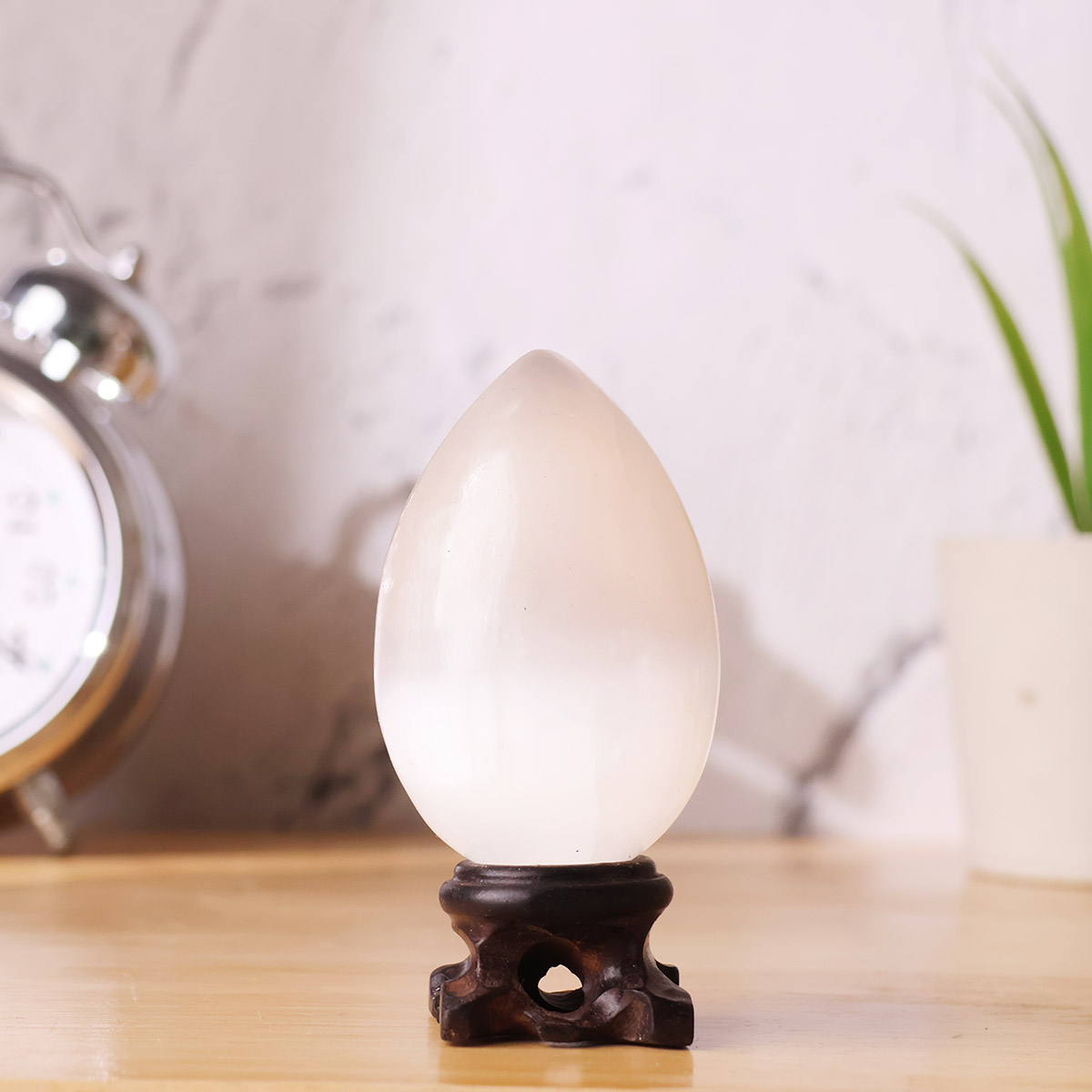 Selenite Stone Egg (6)