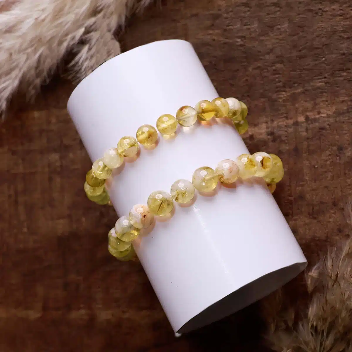 Shubhanjali-Citrine Bracelet In Round Beads (4) Shop Natural Citrine Bracelet In Round Beads