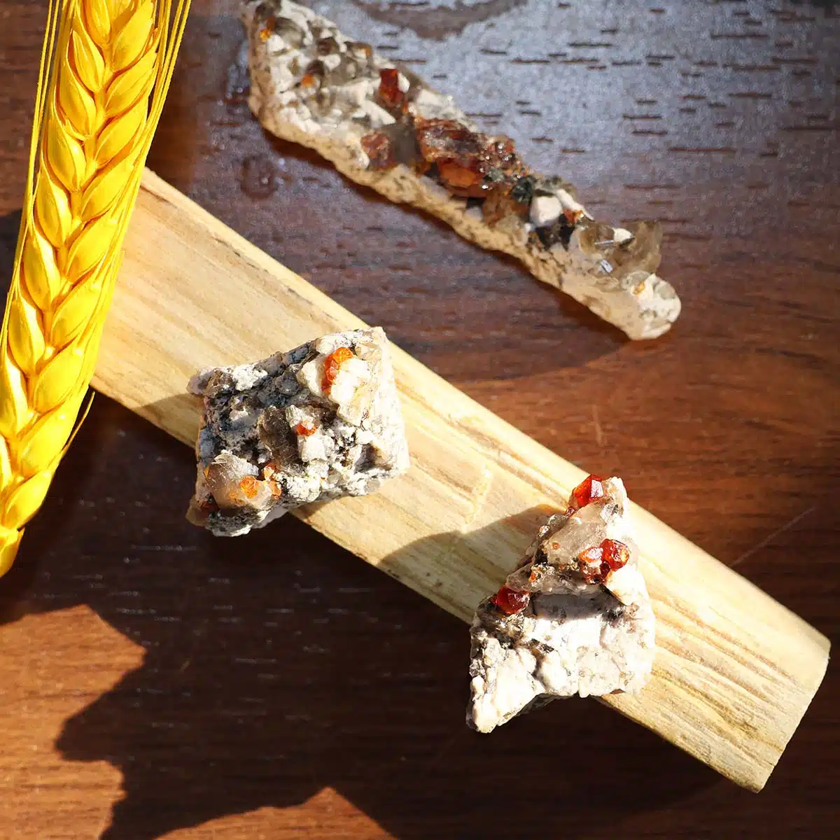 Shubhanjali-Garnet Raw Cluster (1) Shop Natural Garnet Raw Cluster