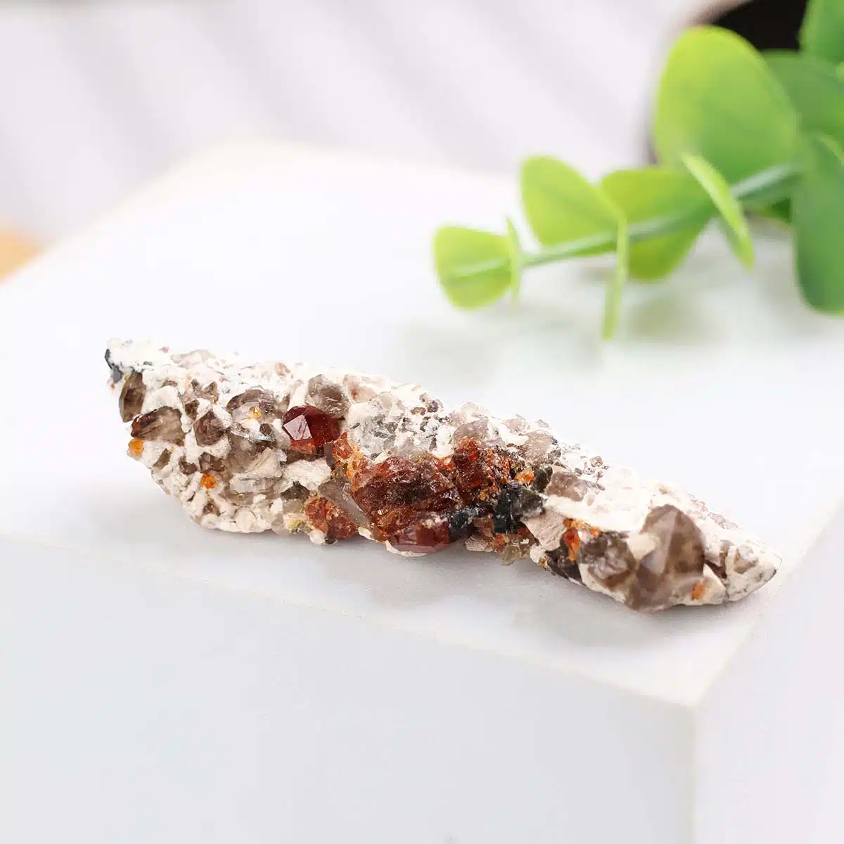 Shubhanjali-Garnet Raw Cluster (5) Shop Natural Garnet Raw Cluster