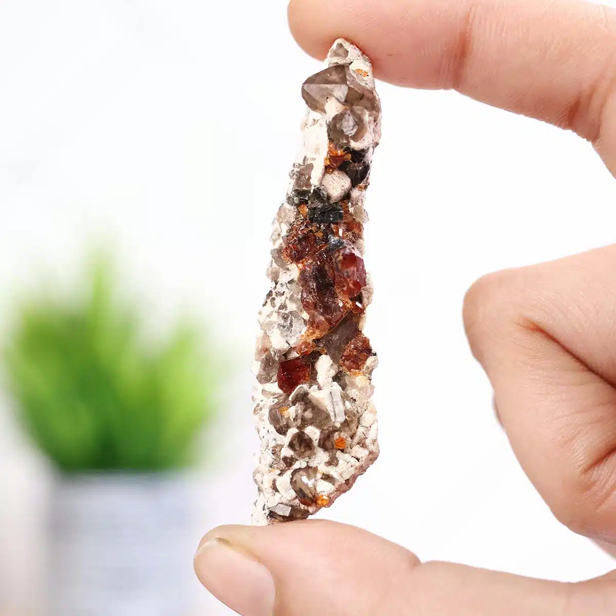 Shubhanjali-Garnet Raw Cluster (8) Shop Natural Garnet Raw Cluster