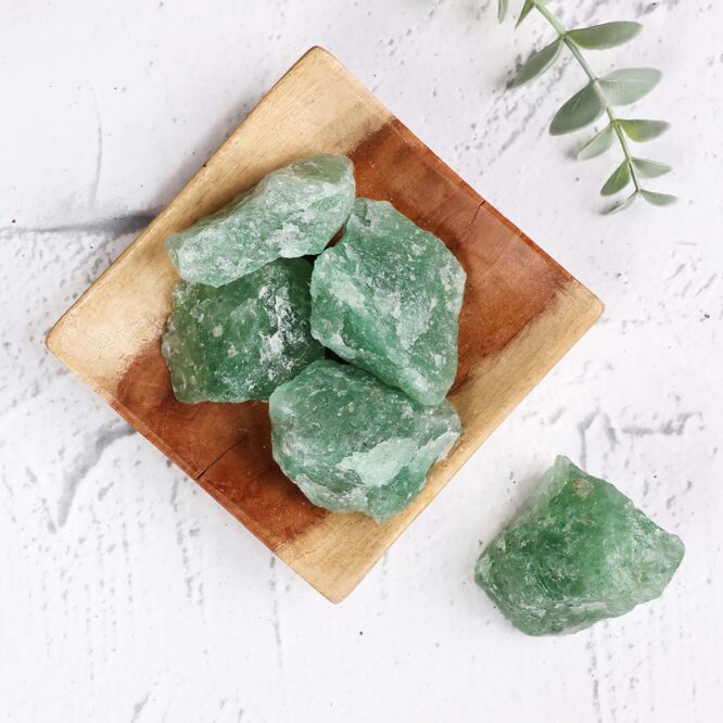 Shop Green Strawberry Quartz Raw Stone