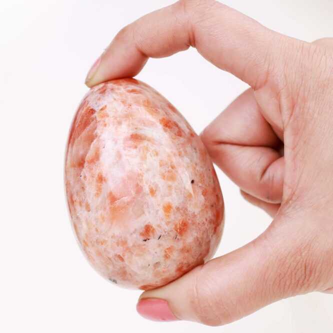 Shop Sunstone Egg Shape Wooden Stand