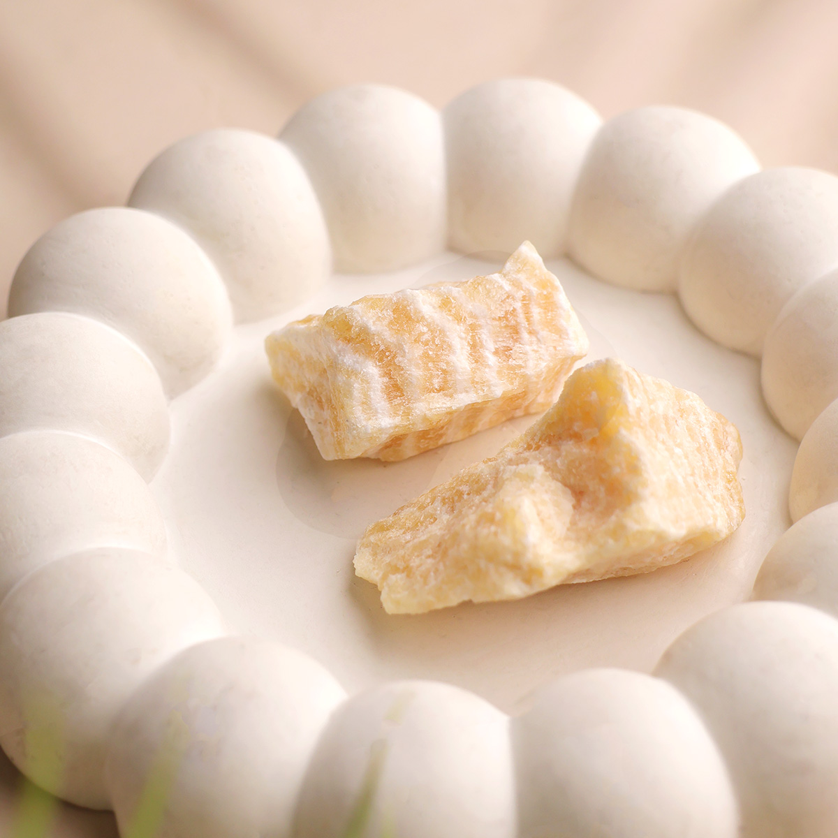 Yellow Calcite Raw Stone-Shubhanjali Store (1) yellow calcite raw stone