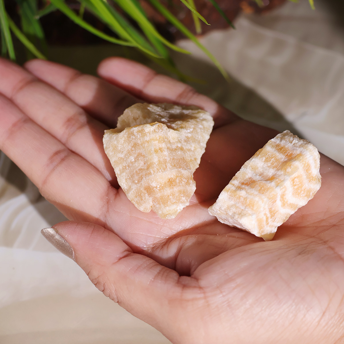 Yellow Calcite Raw Stone-Shubhanjali Store (4) yellow calcite raw stone
