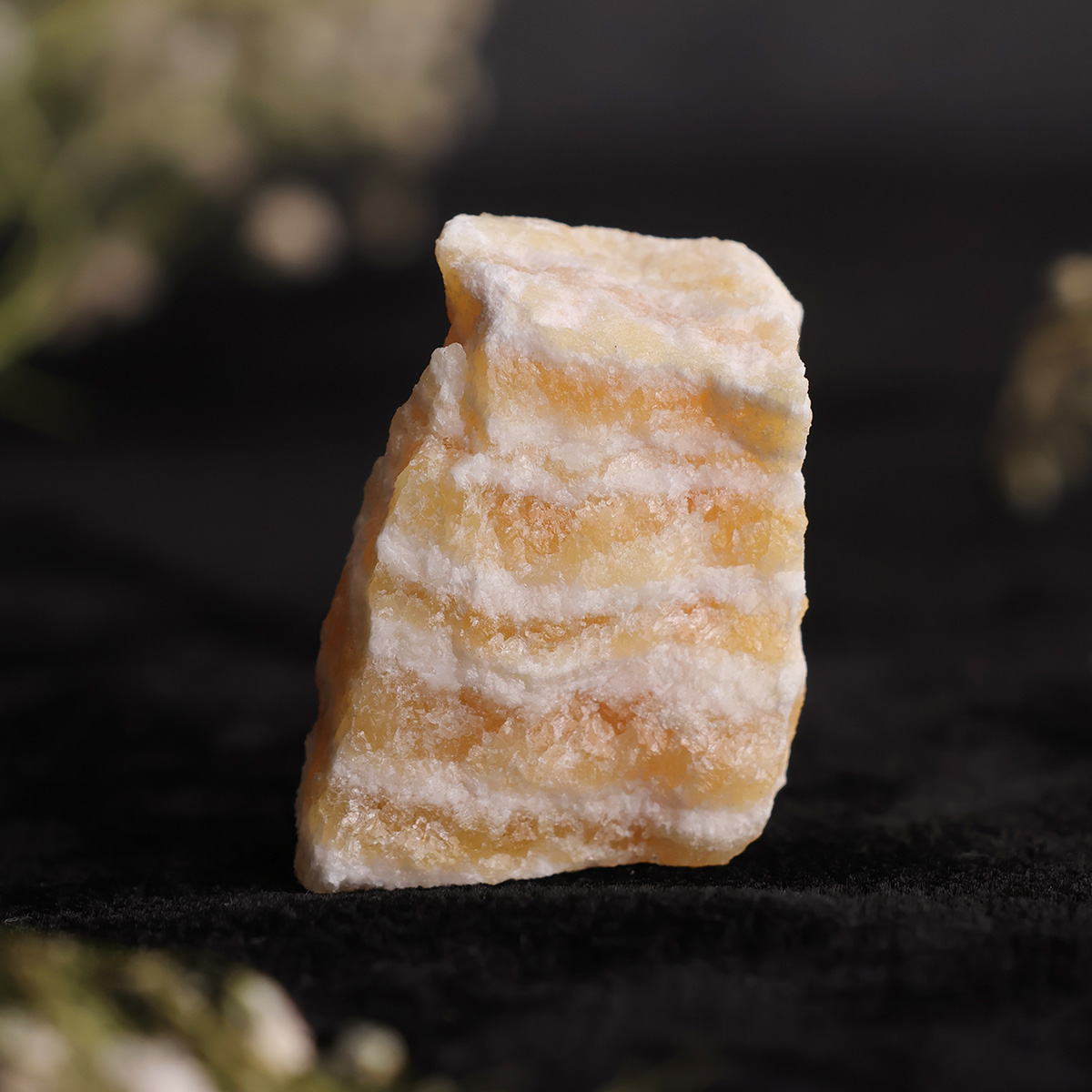 Yellow Calcite Raw Stone-Shubhanjali Store (5) yellow calcite raw stone