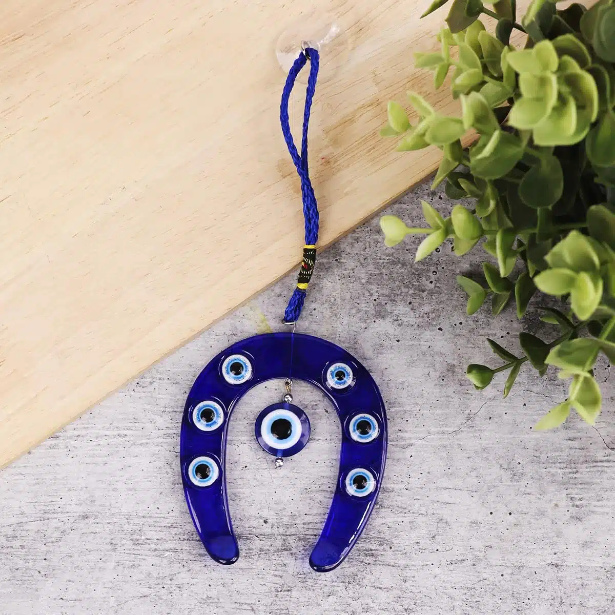 Evil Eye Horseshoe Wall Hanging Decor-Shubhanjali (2) Shop Evil Eye Horseshoe Wall Hanging Decor